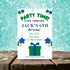 Personalized Birthday Party Invite | Blue